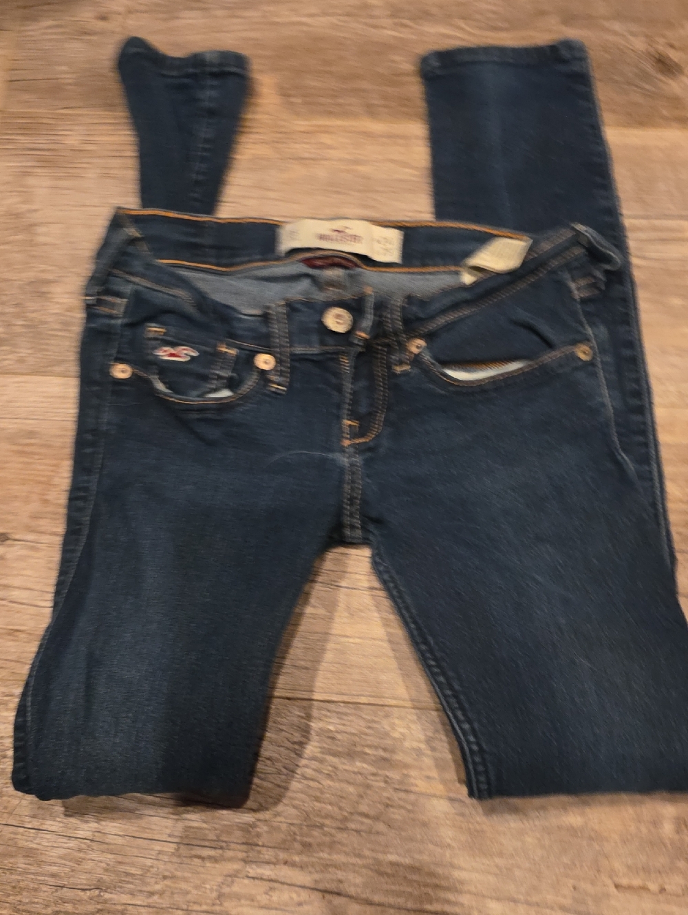 Hollister Women's Dark Wash Skinny Jeans